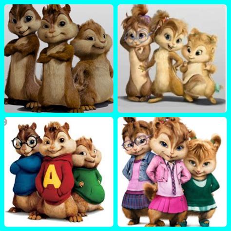 chipettes alvin and the chipmunks names